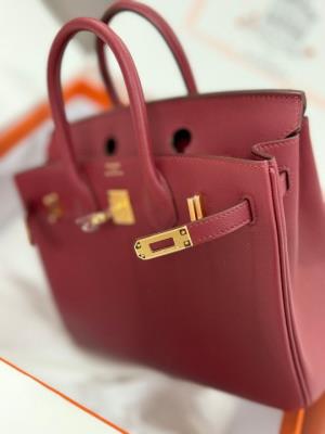 wholesale quality hermes birkin 25 swift bordeaux